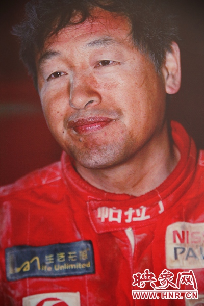 盧寧軍賽場的一刻。