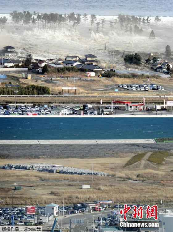 日本大地震災(zāi)區(qū)今昔對(duì)比圖 日本大地震災(zāi)區(qū)今昔對(duì)比圖