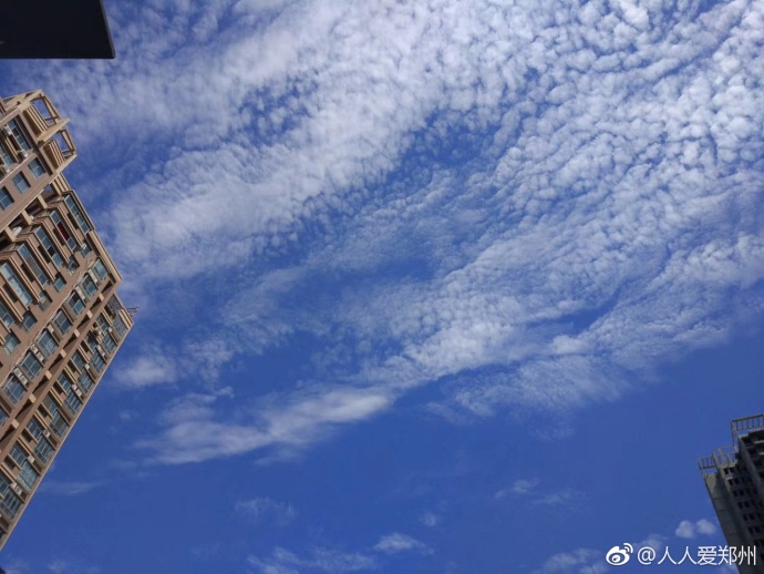 又被鄭州的藍天刷屏！隨便一拍就是手機壁紙