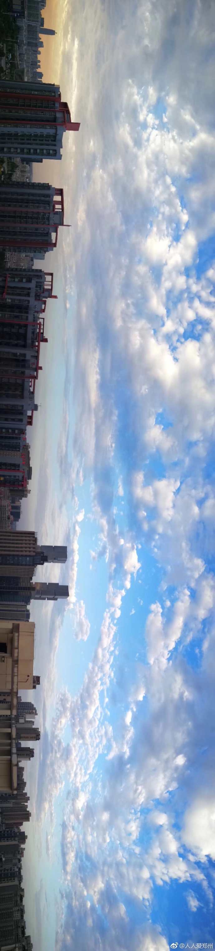 又被鄭州的藍天刷屏！隨便一拍就是手機壁紙