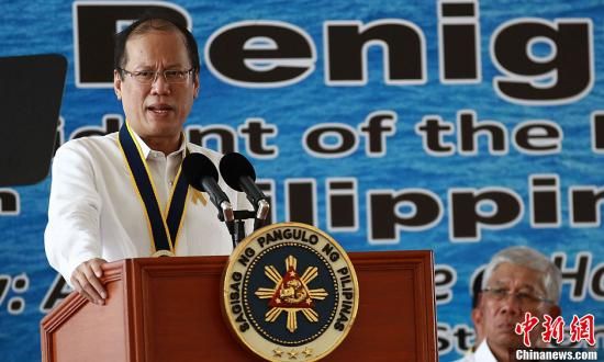 　　資料圖：菲律賓總統(tǒng)阿基諾。中新社發(fā) Malacanang 攝