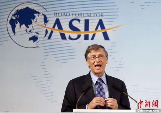 資料圖：美國首富比爾·蓋茨。中新社發(fā) 張浩 攝