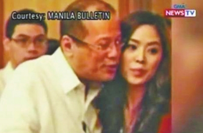 2012年,阿基諾三世與比自己小23歲的韓裔女主播格雷斯·李在一起。