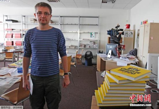 圖為昔日法國《查理周刊》雜志社總部內(nèi)景。