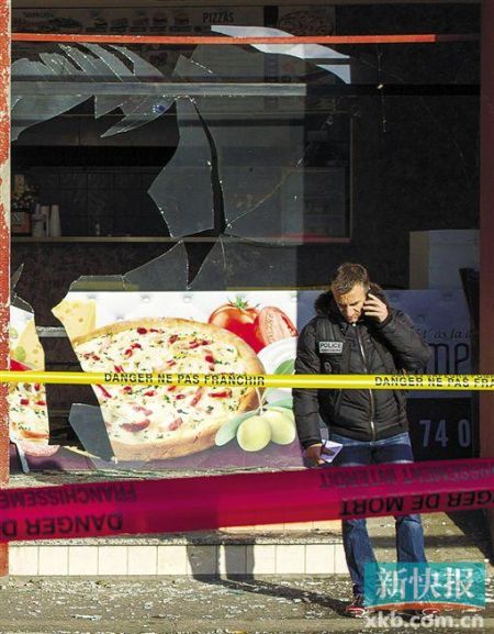 法國(guó)東部羅訥省一餐館8日發(fā)生爆炸。 新華社發(fā)