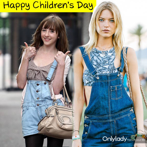 卡通印花最減齡 傘裙時(shí)髦過六一