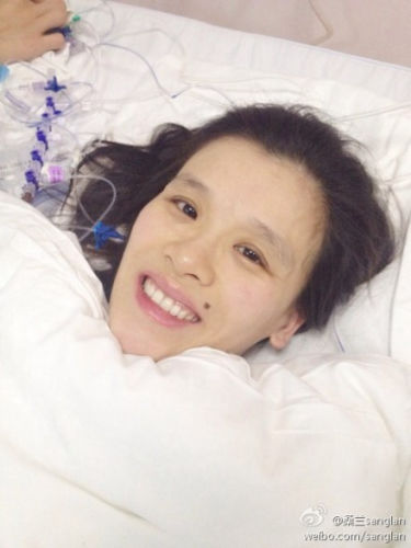 　圖片來源;桑蘭微博。