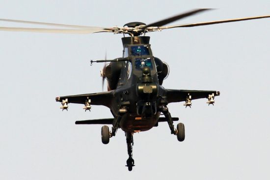 資料圖：解放軍武直-10攻擊直升機(jī)。