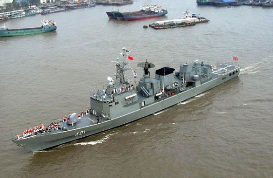 資料圖：中國為泰國建造的納萊頌恩級護衛(wèi)艦。
