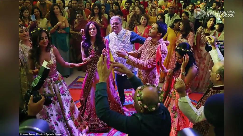 印度富商為兒子舉辦婚禮 花費(fèi)1億4千萬
