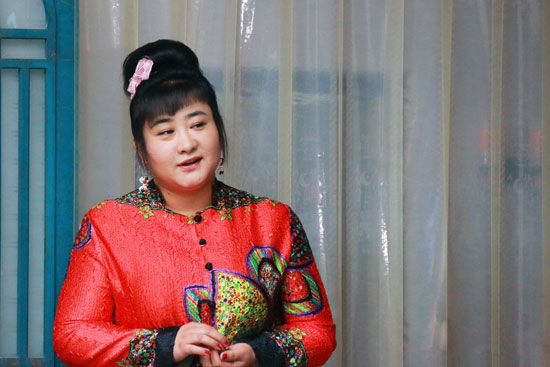 主持人香香在電視劇《嘿，真不是鬧著玩的》飾演大白鵝