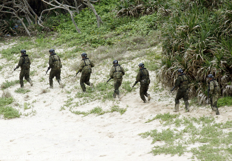 日在距中國最近無人島實施演習 日在距中國最近無人島實施演習