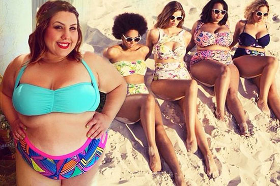 胖妹也能很性感 "胖基尼"照引爆網(wǎng)絡熱潮 胖妹也能很性感 "胖基尼"照引爆網(wǎng)絡熱潮