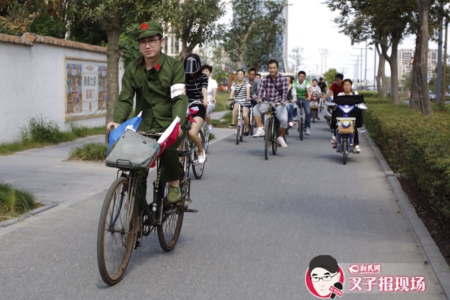 無車日復(fù)古慢騎行！懷舊style萌萌噠