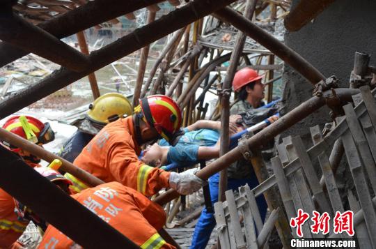 事故現(xiàn)場。丁強(qiáng) 攝